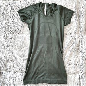 Lululemon Swiftly Tech Short Sleeve Crew (4) | Camo Green